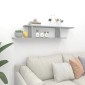 vidaXL Ράφι Τηλεόρασης Γκρι Sonoma 125x18x23 εκ. Επεξεργασμένο Ξύλο