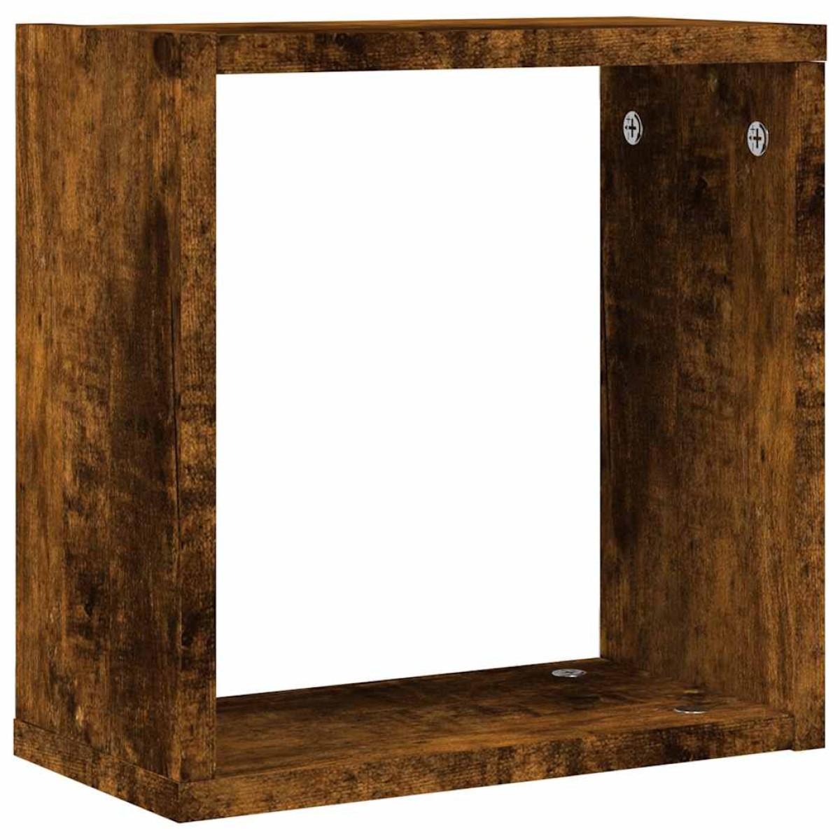 vidaXL Ράφια Τοίχου Κύβοι 6 τεμ. Καπνιστή Δρυς 30x15x30 εκ.