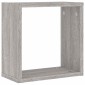 vidaXL Ράφια Τοίχου Κύβοι 2 τεμ. Γκρι Sonoma 30x15x30 εκ.