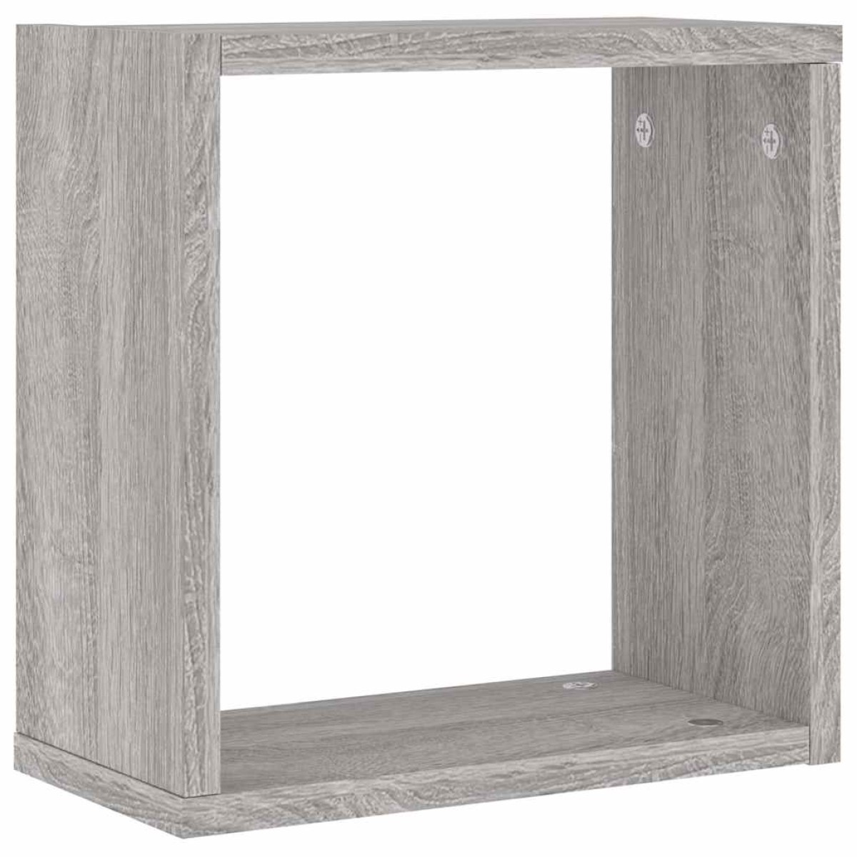 vidaXL Ράφια Τοίχου Κύβοι 6 τεμ. Γκρι Sonoma 30x15x30 εκ.