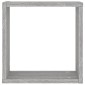 vidaXL Ράφια Τοίχου Κύβοι 6 τεμ. Γκρι Sonoma 30x15x30 εκ.