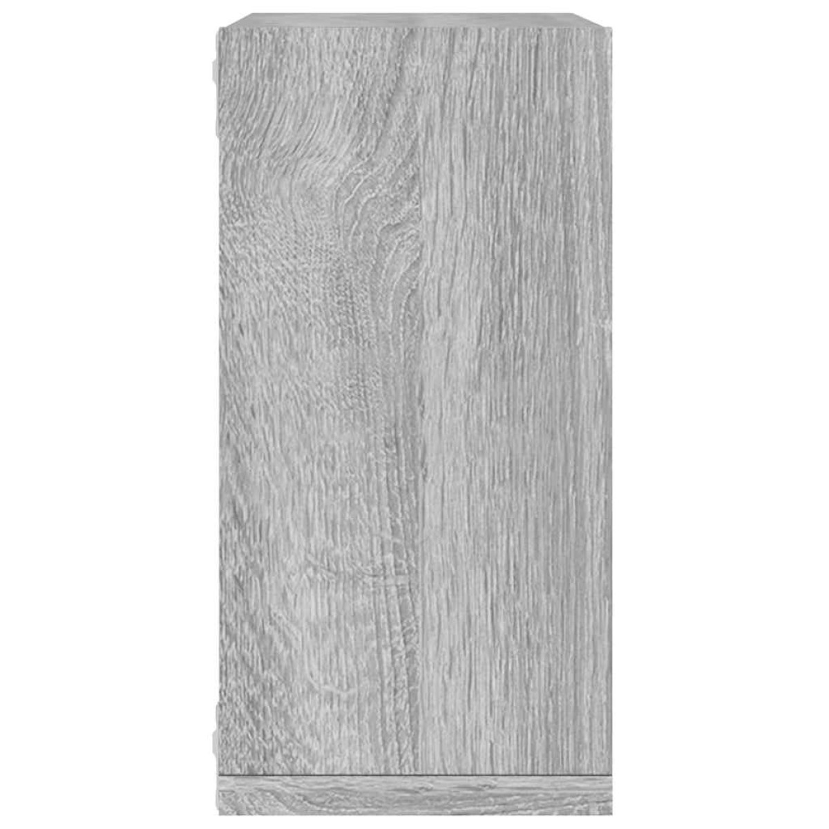 vidaXL Ράφια Τοίχου Κύβοι 6 τεμ. Γκρι Sonoma 30x15x30 εκ.
