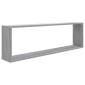 vidaXL Ραφιέρες Τοίχου Κύβος 2 τεμ Γκρι Sonoma 100x15x30εκ. Επεξ. Ξύλο