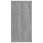 vidaXL Ραφιέρες Τοίχου Κύβος 4 τεμ Γκρι Sonoma 100x15x30εκ. Επεξ. Ξύλο