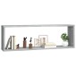 vidaXL Ραφιέρες Τοίχου Κύβος 2 τεμ Γκρι Sonoma 80x15x26,5 εκ. Επ. Ξύλο
