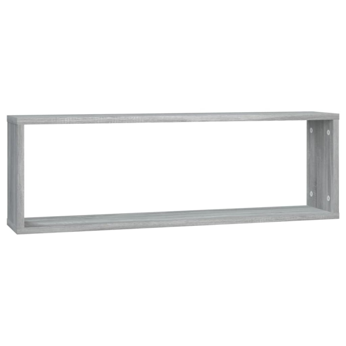 vidaXL Ραφιέρες Τοίχου Κύβος 2 τεμ Γκρι Sonoma 80x15x26,5 εκ. Επ. Ξύλο