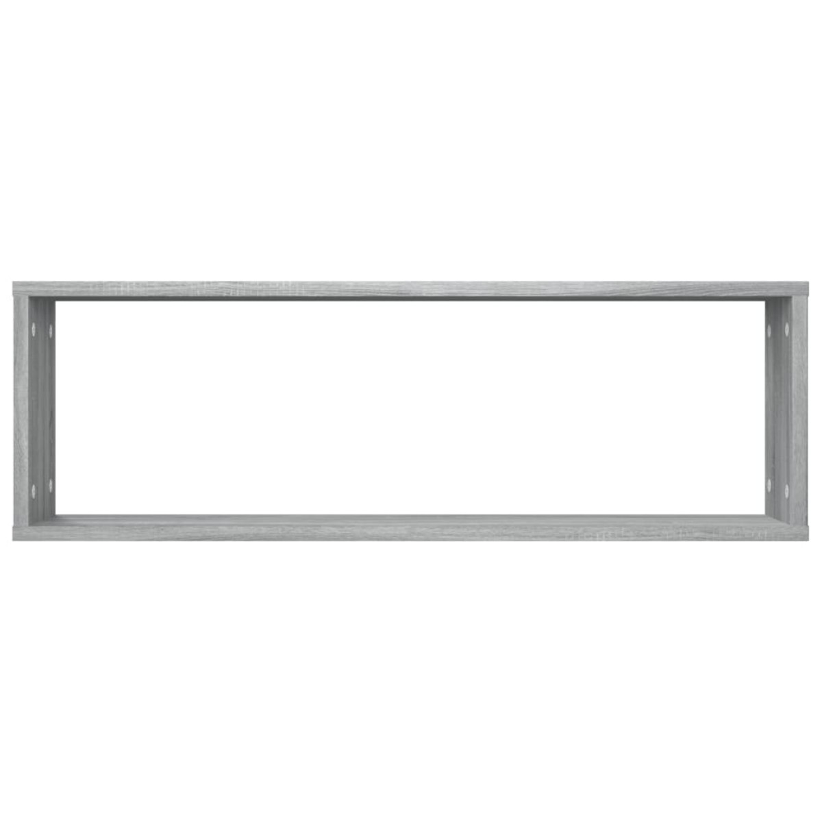 vidaXL Ραφιέρες Τοίχου Κύβος 2 τεμ Γκρι Sonoma 80x15x26,5 εκ. Επ. Ξύλο