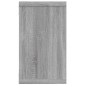 vidaXL Ραφιέρες Τοίχου Κύβος 2 τεμ Γκρι Sonoma 80x15x26,5 εκ. Επ. Ξύλο