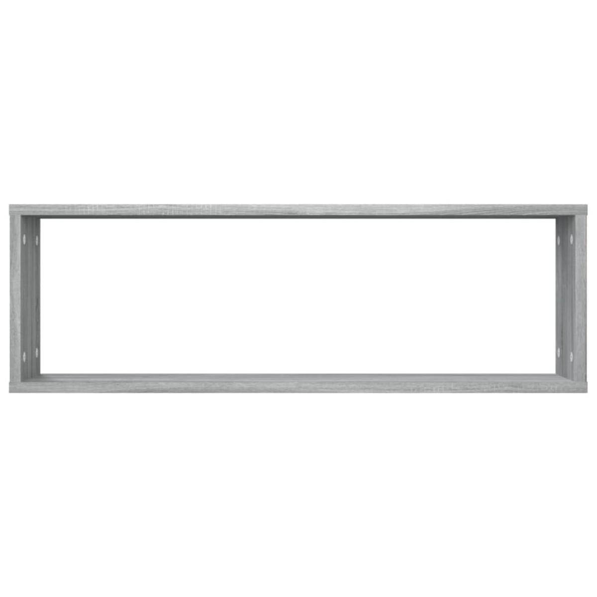 vidaXL Ραφιέρες Τοίχου Κύβος 4 τεμ Γκρι Sonoma 80x15x26,5 εκ. Επ. Ξύλο