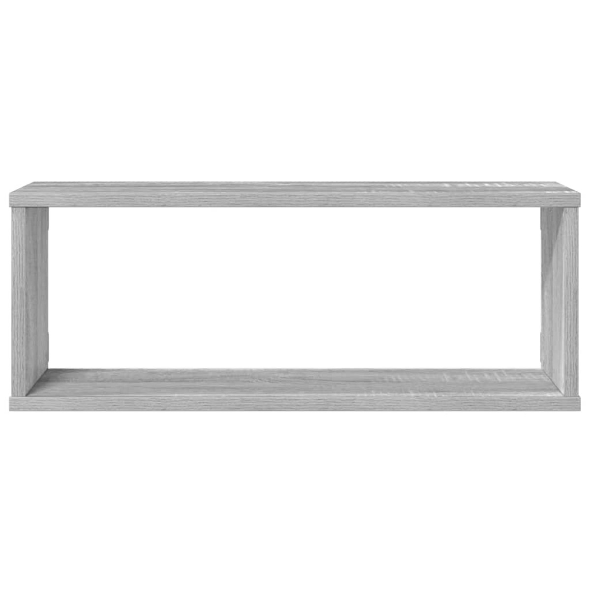 vidaXL Ραφιέρες Τοίχου Κύβος 4 τεμ Γκρι Sonoma 60x15x23 εκ. Επεξ. Ξύλο