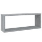 vidaXL Ραφιέρες Τοίχου Κύβος 6 τεμ Γκρι Sonoma 60x15x23 εκ. Επεξ. Ξύλο