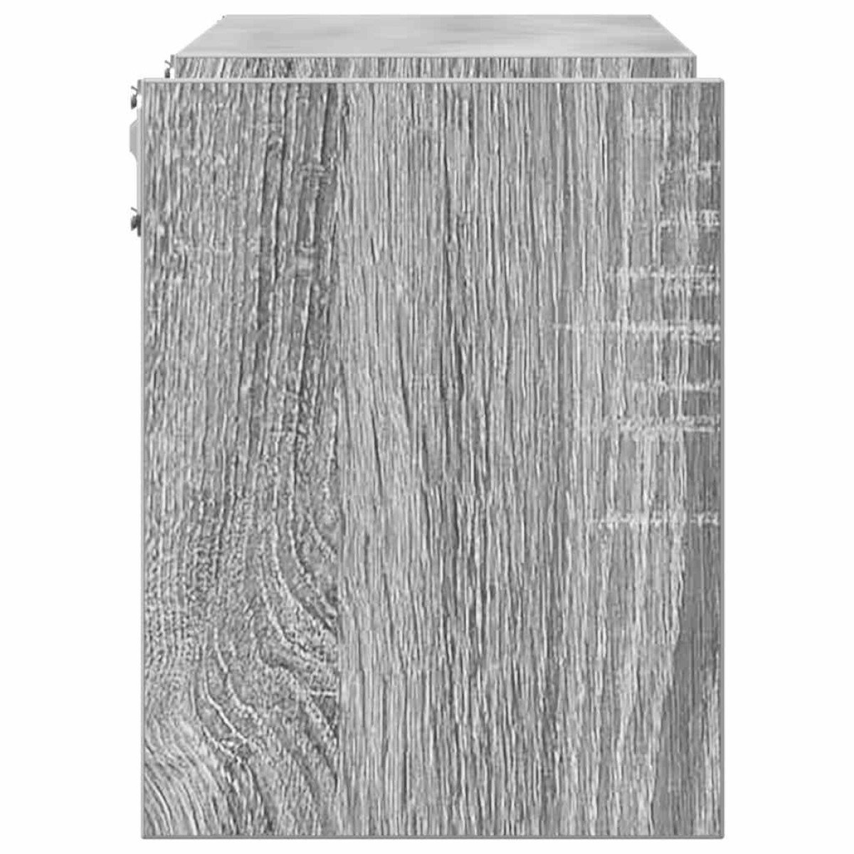 vidaXL Ράφια Τοίχου 2 τεμ. Γκρι Sonoma 100x15x20 εκ. από Επεξεργ. Ξύλο
