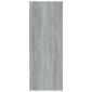 vidaXL Τραπέζι Κονσόλα Γκρι Sonoma 78 x 30 x 80 εκ. Επεξεργασμένο Ξύλο