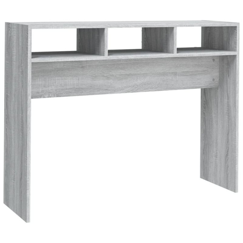 vidaXL Τραπέζι Κονσόλα Γκρι Sonoma 105x30x80 εκ. Επεξεργασμένο Ξύλο