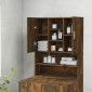 vidaXL Ντουλάπι Πλυντηρίου Καπνιστή Δρυς 70,5 x 25,5 x 90 εκ.
