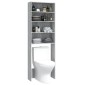 vidaXL Ντουλάπι Πλυντηρίου Γκρι Sonoma 64 x 24 x 190 εκ.