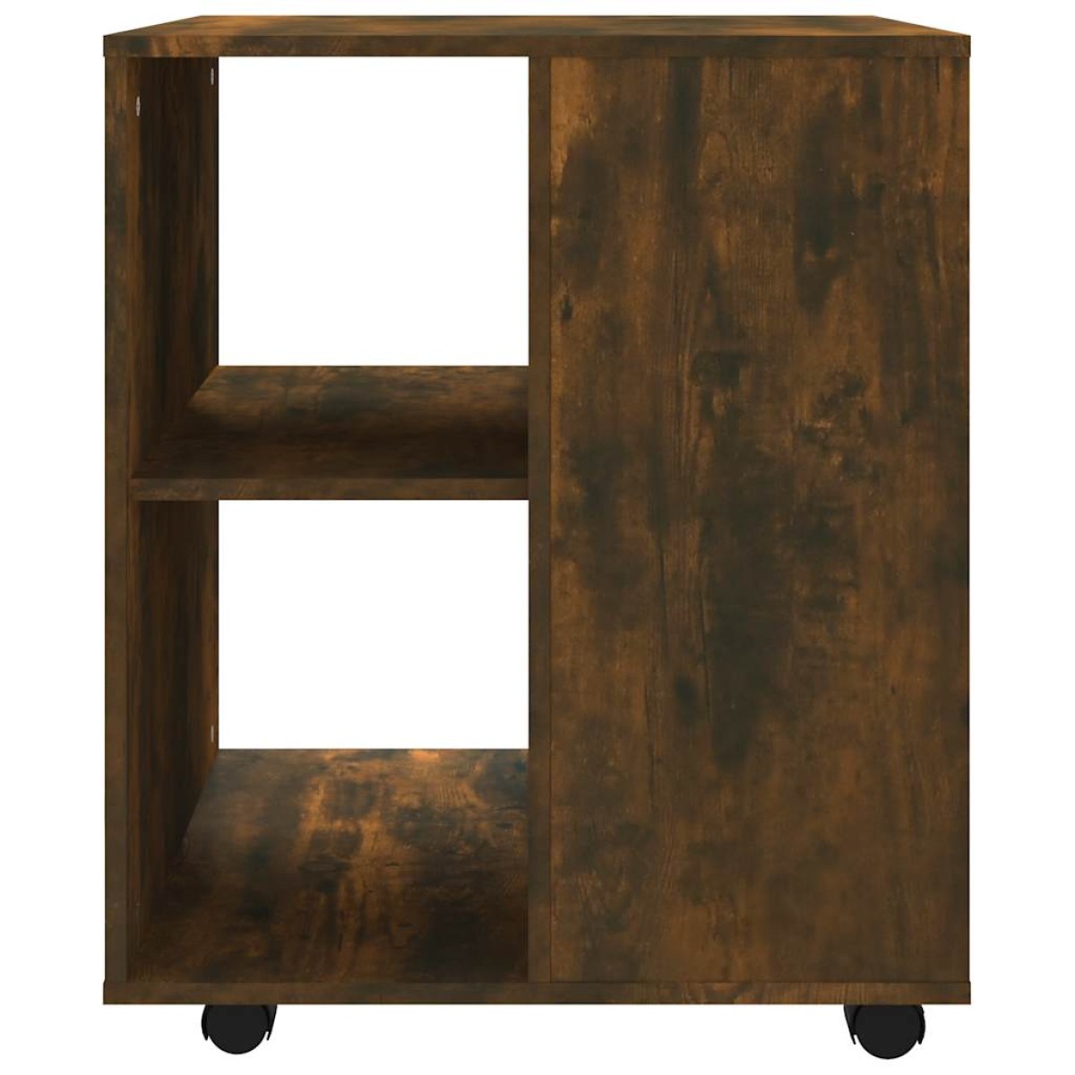 vidaXL Ντουλάπι Με Ροδάκια Καπνιστή Δρυς 60x53x72 εκ. Επεξεργ. Ξύλο