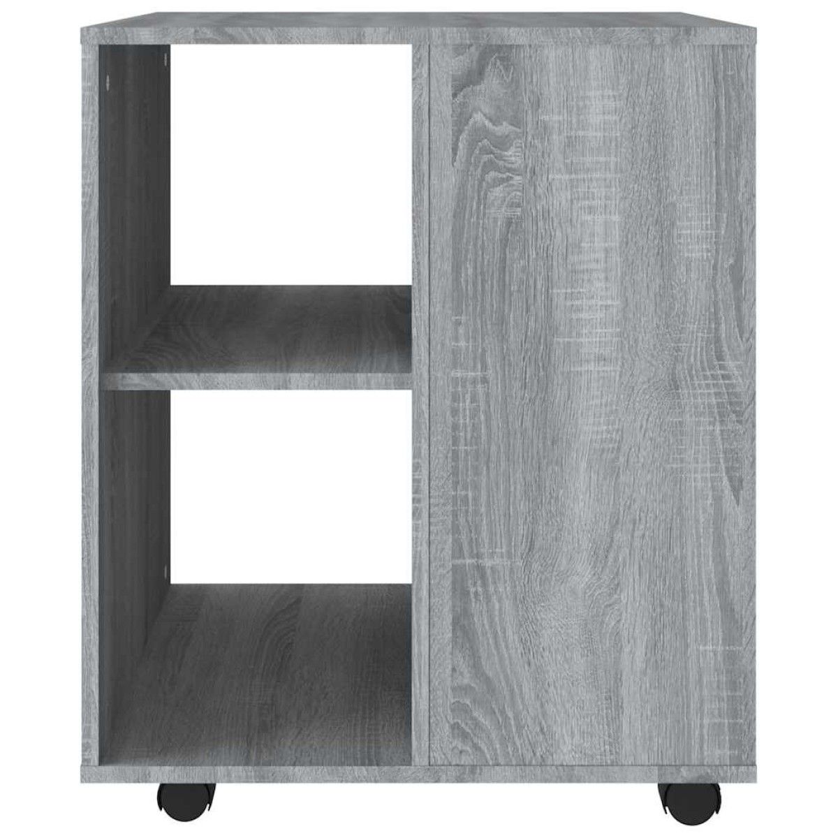 vidaXL Ντουλάπι Με Ροδάκια Γκρι Sonoma 60 x 53 x 72 εκ. Επεξεργ. Ξύλο