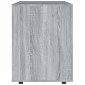 vidaXL Ντουλάπι Με Ροδάκια Γκρι Sonoma 60 x 53 x 72 εκ. Επεξεργ. Ξύλο