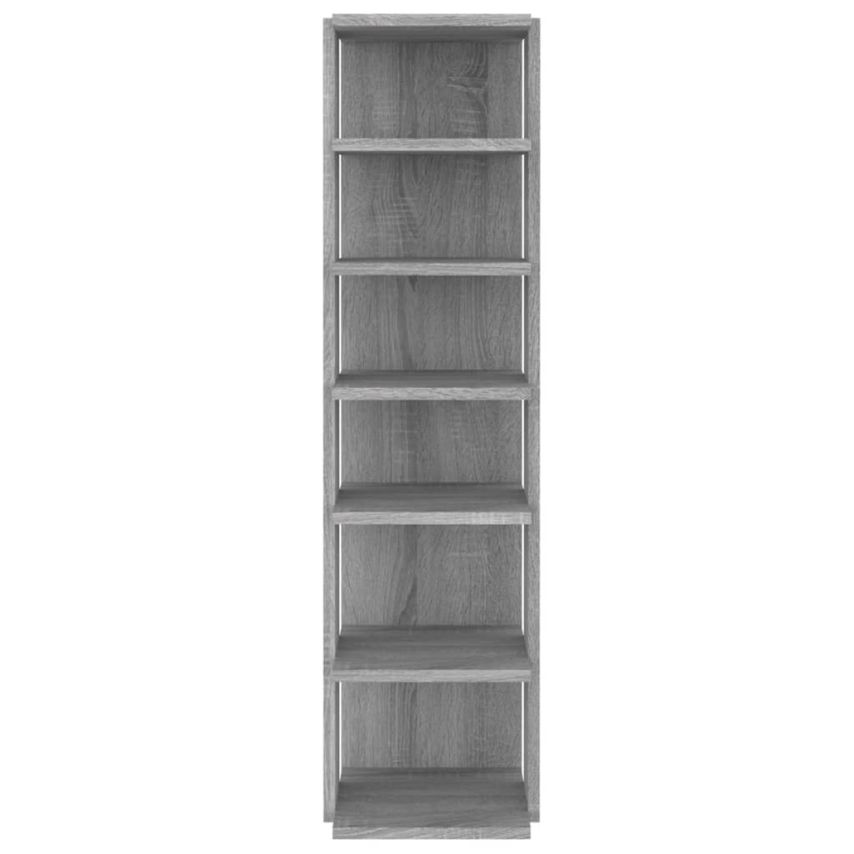 vidaXL Παπουτσοθήκη Γκρι Sonoma 27,5x27x102 εκ. από Επεξεργασμένο Ξύλο