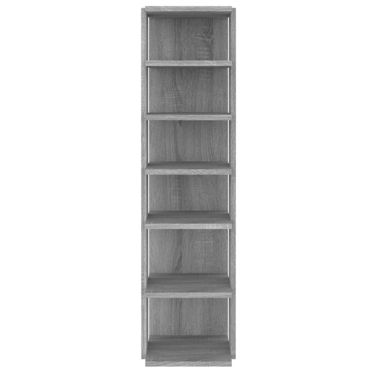 vidaXL Παπουτσοθήκες 2 τεμ. Γκρι Sonoma 27,5x27x102 εκ. Επεξ. Ξύλο