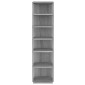 vidaXL Παπουτσοθήκες 2 τεμ. Γκρι Sonoma 27,5x27x102 εκ. Επεξ. Ξύλο