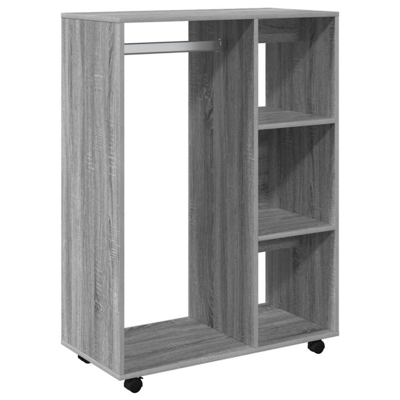 vidaXL Ντουλάπα Γκρι Sonoma 80 x 40 x 110 εκ. από Επεξεργασμένο Ξύλο