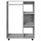 vidaXL Ντουλάπα Γκρι Sonoma 80 x 40 x 110 εκ. από Επεξεργασμένο Ξύλο