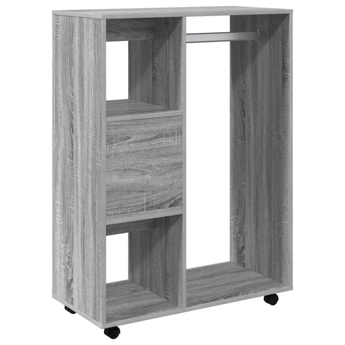 vidaXL Ντουλάπα Γκρι Sonoma 80 x 40 x 110 εκ. από Επεξεργασμένο Ξύλο