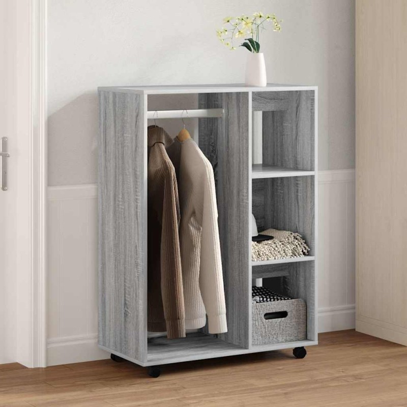 vidaXL Ντουλάπα Γκρι Sonoma 80 x 40 x 110 εκ. από Επεξεργασμένο Ξύλο