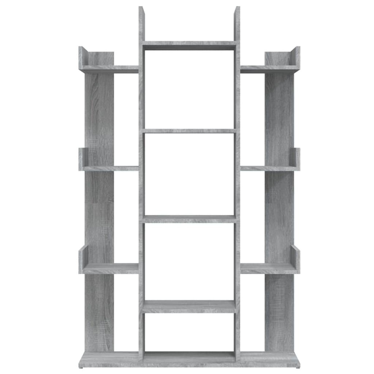 vidaXL Βιβλιοθήκη Γκρι Sonoma 86x25,5x140 εκ. από Επεξεργασμένο Ξύλο