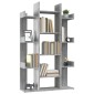 vidaXL Βιβλιοθήκη Γκρι Sonoma 86x25,5x140 εκ. από Επεξεργασμένο Ξύλο