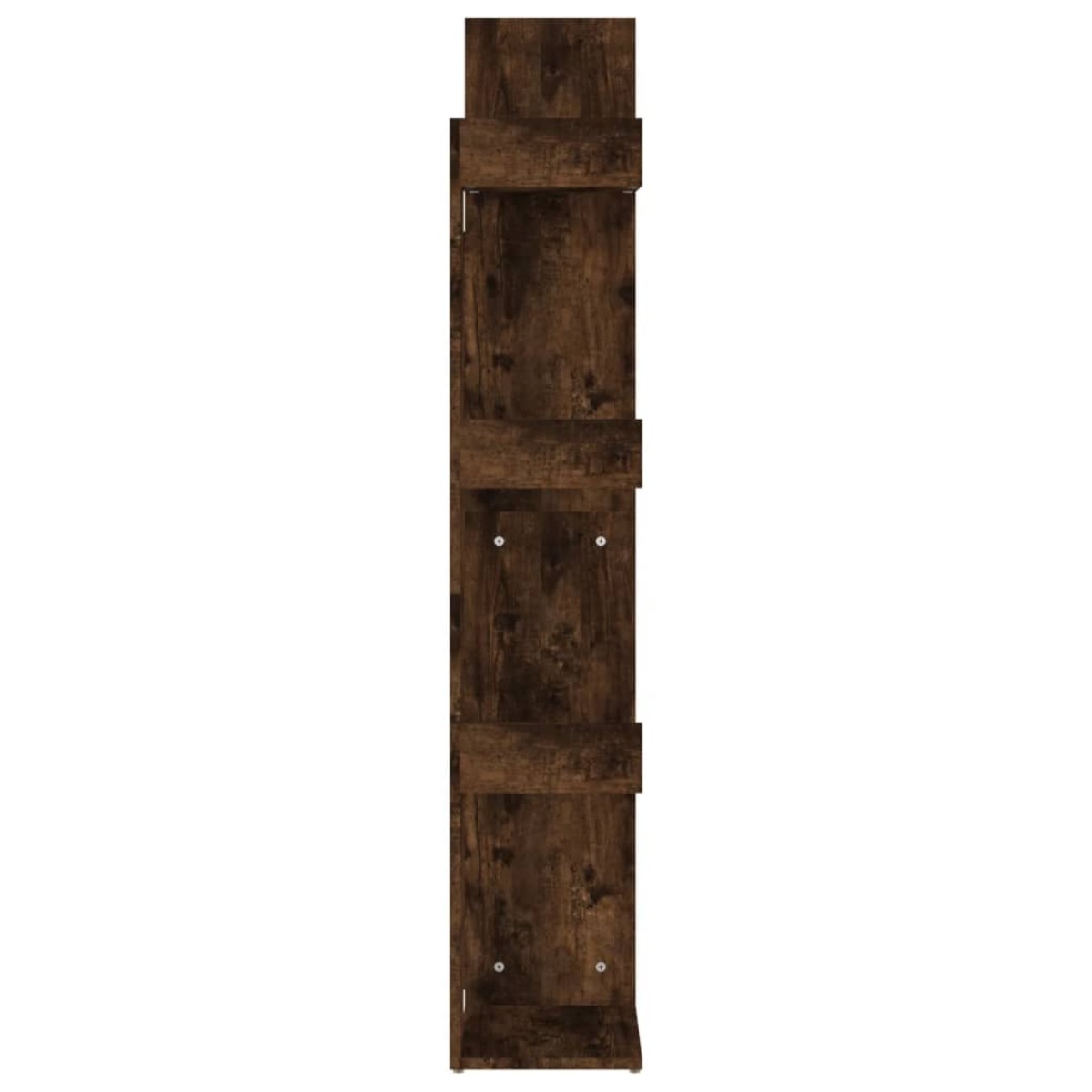 vidaXL Βιβλιοθήκη Καπνιστή Δρυς 48x25,5x140 εκ. από Επεξεργασμένο Ξύλο