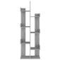 vidaXL Βιβλιοθήκη Γκρι Sonoma 48x25,5x140 εκ. από Επεξεργασμένο Ξύλο