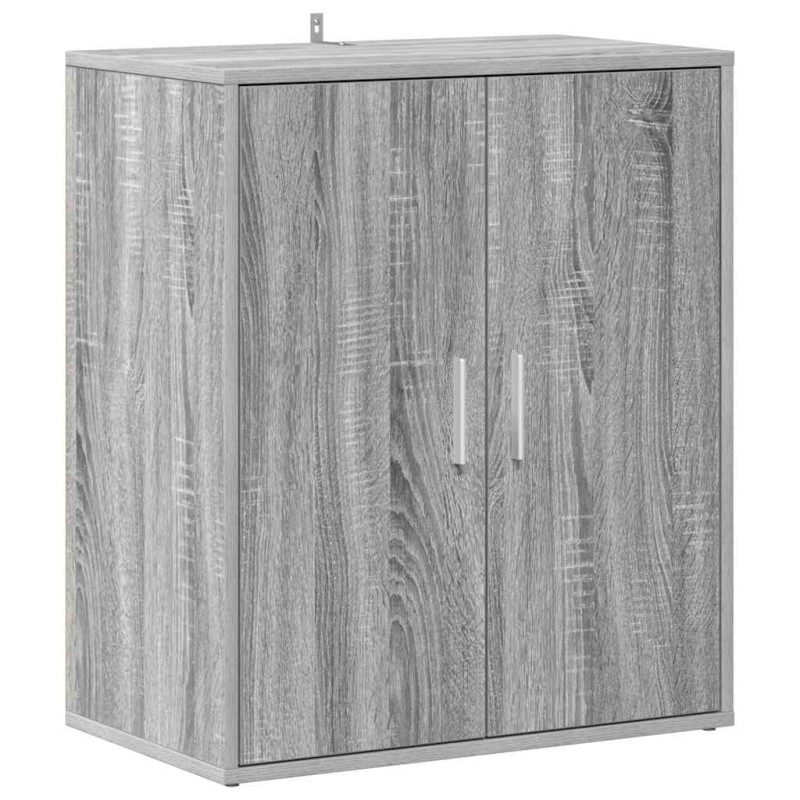 vidaXL Παπουτσοθήκη Γκρι Sonoma 60x35x70 εκ. από Επεξεργασμένο Ξύλο