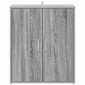 vidaXL Παπουτσοθήκη Γκρι Sonoma 60x35x70 εκ. από Επεξεργασμένο Ξύλο