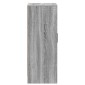 vidaXL Παπουτσοθήκη Γκρι Sonoma 60 x 35 x 92 εκ. Επεξεργασμένο Ξύλο