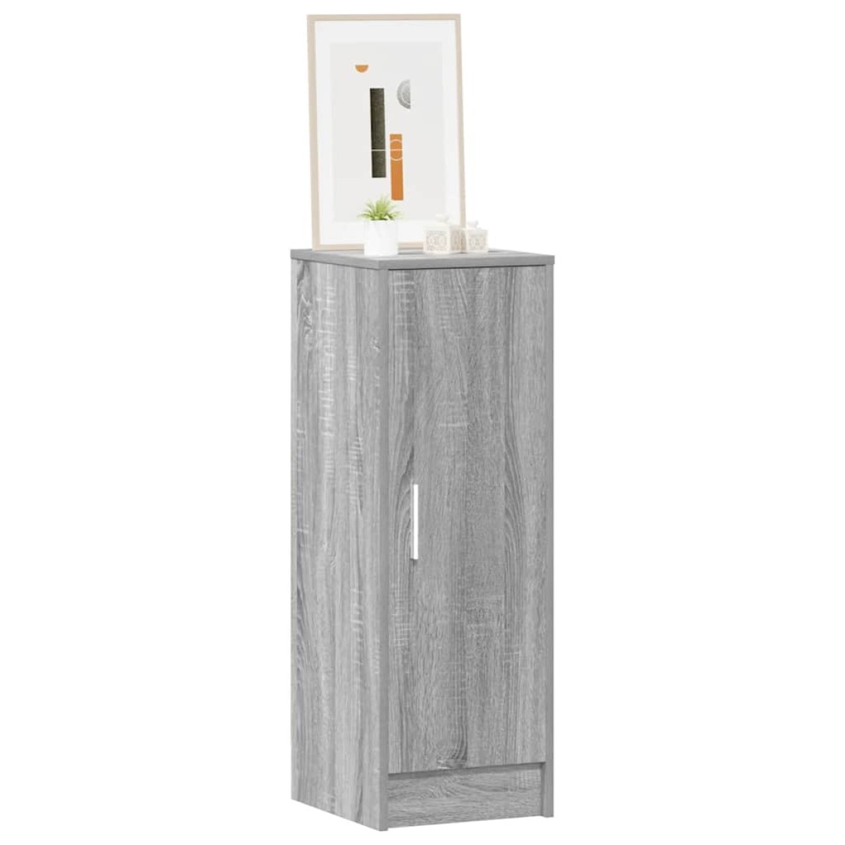 vidaXL Παπουτσοθήκη Γκρι Sonoma 32x35x92 εκ. από Επεξεργασμένο Ξύλο