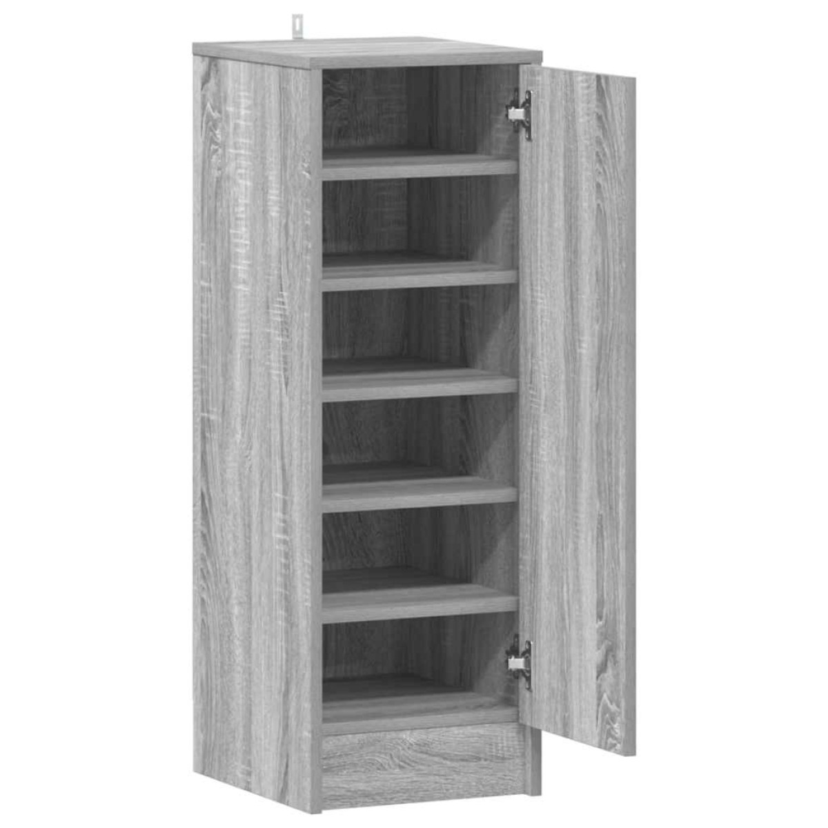 vidaXL Παπουτσοθήκη Γκρι Sonoma 32x35x92 εκ. από Επεξεργασμένο Ξύλο