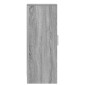 vidaXL Παπουτσοθήκη Γκρι Sonoma 32x35x92 εκ. από Επεξεργασμένο Ξύλο