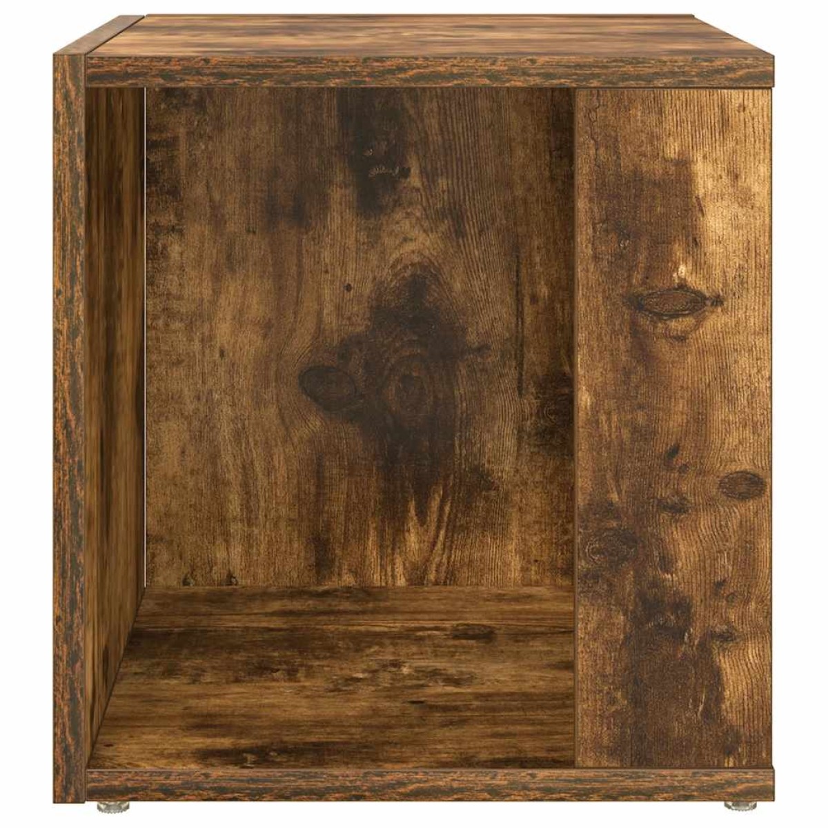 vidaXL Τραπέζι Βοηθητικό Καπνιστή Δρυς 33x33x34,5 εκ. Επεξεργ. Ξύλο