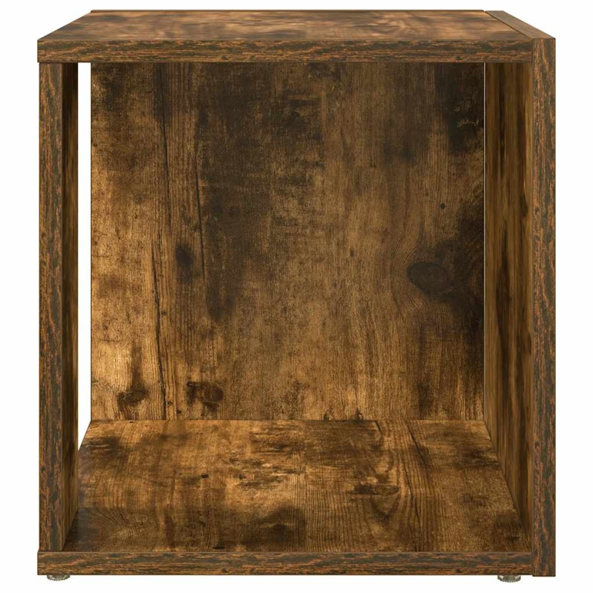 vidaXL Τραπέζι Βοηθητικό Καπνιστή Δρυς 33x33x34,5 εκ. Επεξεργ. Ξύλο