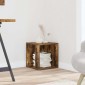 vidaXL Τραπέζι Βοηθητικό Καπνιστή Δρυς 33x33x34,5 εκ. Επεξεργ. Ξύλο