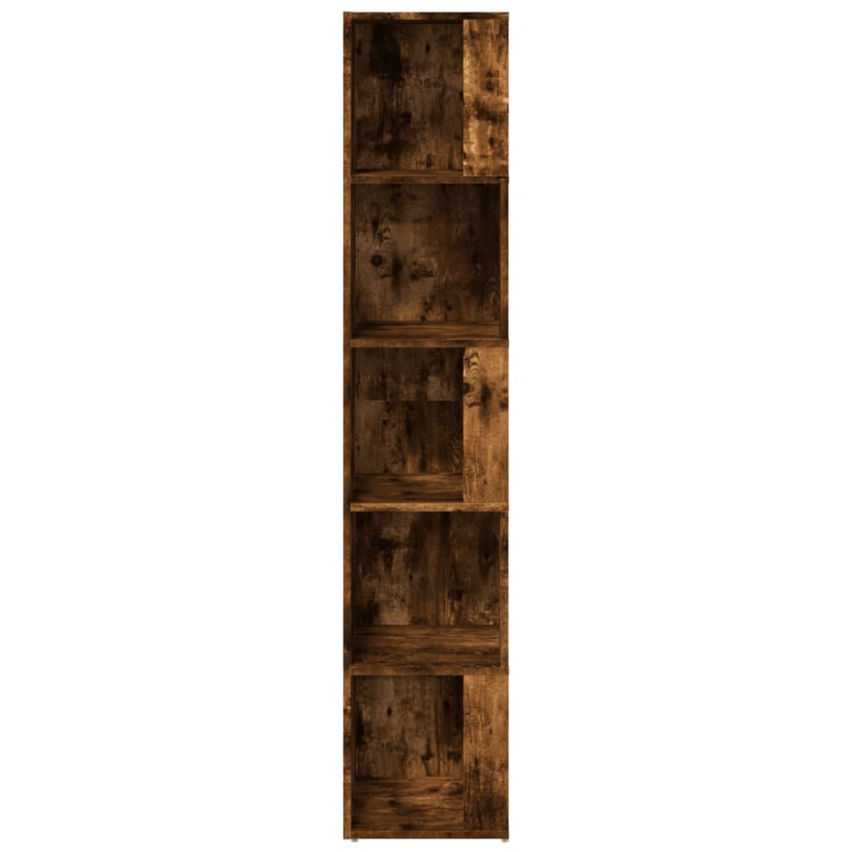 vidaXL Γωνιακό Έπιπλο Καπνιστή δρυς 33x33x164,5 εκ. από Επεξεργ. Ξύλο
