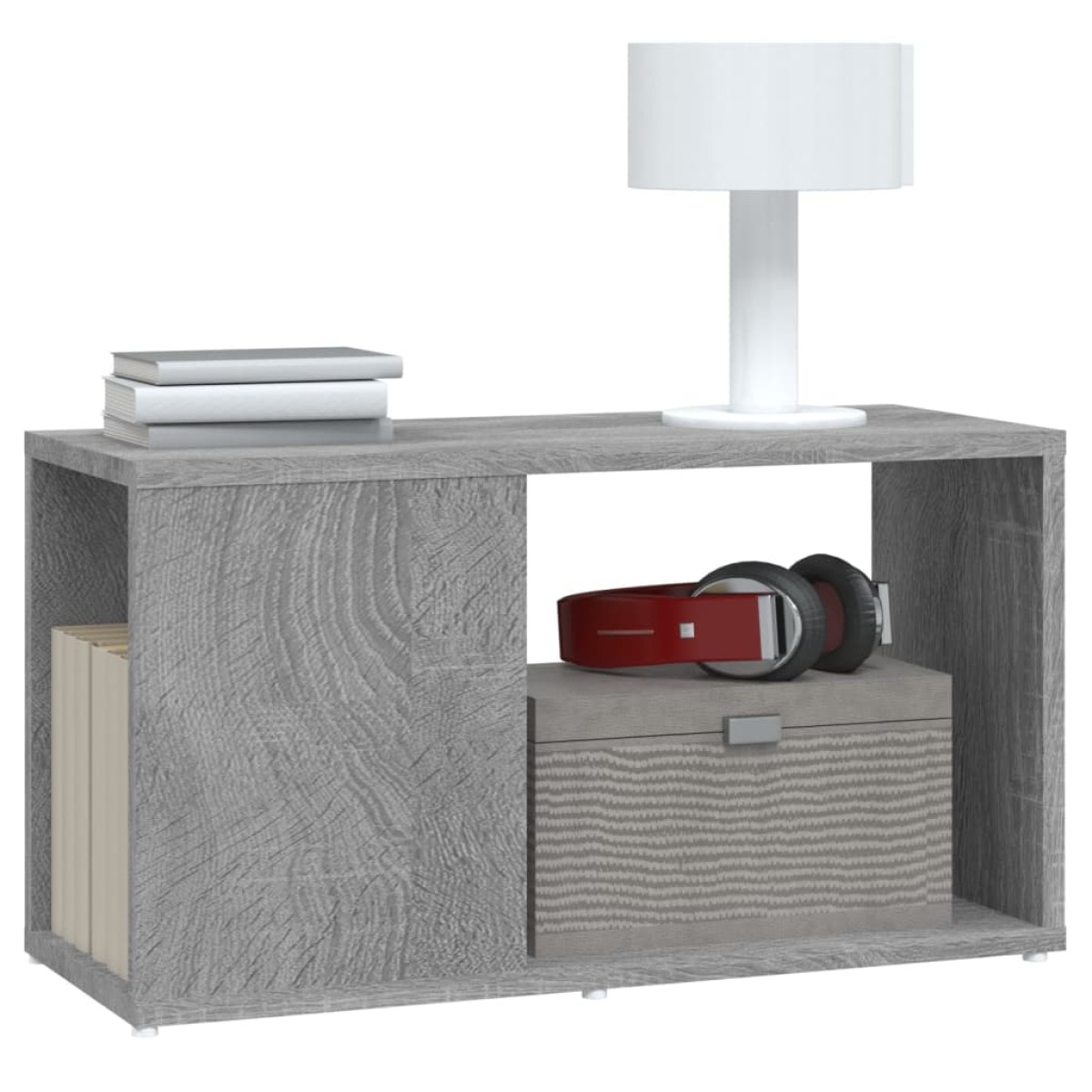 vidaXL Έπιπλο Τηλεόρασης Γκρι Sonoma 60x24x32 εκ. Επεξεργασμένο Ξύλο