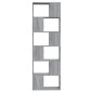vidaXL Βιβλιοθήκη/Διαχωριστικό Χώρου Γκρι Sonoma 60 x 24 x 186 εκ.