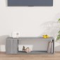 vidaXL Έπιπλο Τηλεόρασης Γκρι Sonoma 100x24x32 εκ. Επεξεργασμένο Ξύλο