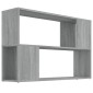 vidaXL Βιβλιοθήκη Γκρι Sonoma 100 x 24 x 63 εκ. από Επεξεργασμένο Ξύλο