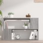 vidaXL Βιβλιοθήκη Γκρι Sonoma 100 x 24 x 63 εκ. από Επεξεργασμένο Ξύλο