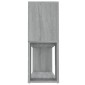 vidaXL Βιβλιοθήκη Γκρι Sonoma 100 x 24 x 63 εκ. από Επεξεργασμένο Ξύλο